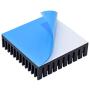 4pcs Aluminum Heatsink 40x40x11mm / 1.57x1.57x0.43inches for Electronic Chip Cooling with Thermal Conductive Double Sided Tape