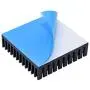 4pcs Aluminum Heatsink 40x40x11mm / 1.57x1.57x0.43inches for Electronic Chip Cooling with Thermal Conductive Double Sided Tape