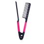 Herstyler Straightening Comb For Hair - Flat Iron Comb For Great Tresses Hair Straightener Comb With A Firm Grip - Straightener Comb For Knotty Hair - Styling Comb For Unkempt Hair - Get wooed (Pink)