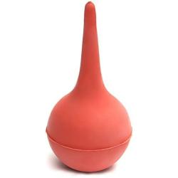 Pink Laboratory Tool Rubber Suction Ear Washing Syringe Squeeze Bulb 1Pc (90 mL)