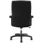 HON HVL151.SB11 Leather Executive Chair - High-Back Computer Chair for Office Desk, Black (VL151)