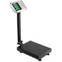 TUFFIOM 220lb Weight Electronic Platform Scale,Digital Floor Heavy Duty Folding Scales,Stainless Steel High-Definition LCD Display, Perfect for Postal Luggage Shipping Mailing Package Price Computing