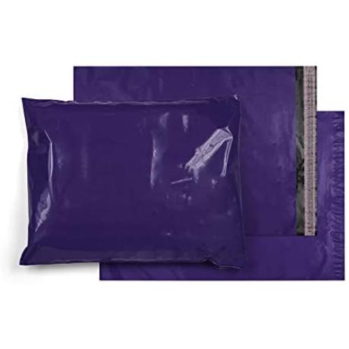 Poly mailers 12 x 15.5 Shipping Bags 12 x 15 1/2 by Amiff. Pack of 50 Poly envelopes. Dark Purple mailing Bags 2 mil Thick. Peel and Seal, Waterproof, Lightweight. Wrapping, Packing, Packaging.