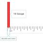 BNTECHGO 18 Gauge Silicone Wire Spool Red 50ft And Black 50ft 2 Separate Wires Flexible 18 AWG Stranded Copper Wire