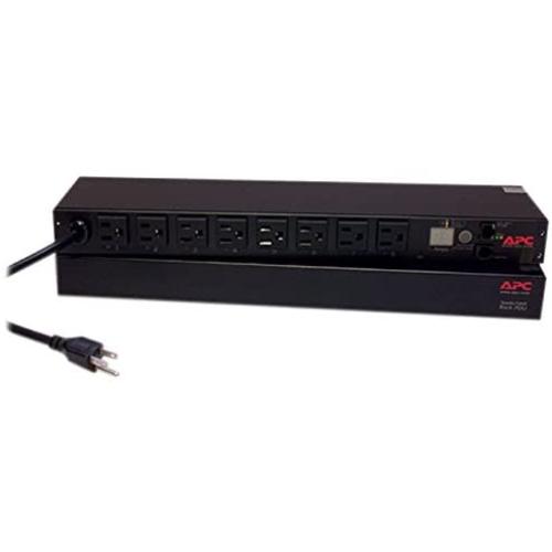 APC Rack Mount PDU, Switched Rack 120V/15A, (8) Outlets, 1U Horizontal Rackmount (AP7900B)