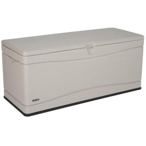 Lifetime 60040 Deck Box, 130 Gallon, Desert Sand