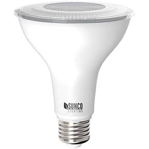 Sunco Lighting PAR30 LED Bulb, Dusk-to-Dawn Photocell Sensor, 11W=75W, 3000K Warm White, 850 LM, Waterproof, Auto On/Off Outdoor Security Spotlight - UL