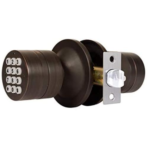 TurboLock TL99 Bluetooth Smart Lock for Keyless Entry with App | Share & Delete Unlimited eKeys on Demand | Beautiful Finish, Simple Installation, Weather-Ready Craftsmanship. (Bronze)