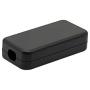 LeMotech 5Pcs ABS Plastic Electrical Project Case Power Junction Box, Project Box Black 1.6 x 0.78 x 0.43 inch (40 x 20 x 11 mm)