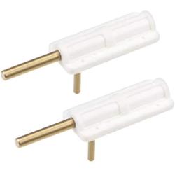 uxcell Canopy Hatch Lock Latches for RC Airplane Cockpit Cover Fixing, 30x12.5x6mm White 2pcs