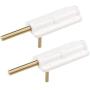 uxcell Canopy Hatch Lock Latches for RC Airplane Cockpit Cover Fixing, 30x12.5x6mm White 2pcs
