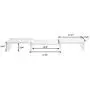 Superjare Dual Monitor Stand Riser, Adjustable Length and Angle Multi Screen Stand, Desktop Stand Storage Organizer for Laptop Computer/TV/PC/Printer- White