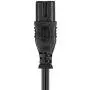 Monoprice AC Power Cord Cable - 3 Feet Without Polarized | 18AWG, 10A (NEMA 1-15P to IEC-320-C7) Black Monoprice AC Power Cord Cable - 3 Feet Without Polarized | 18AWG, 10A (NEMA 1-15P to IEC-320-C7) Black