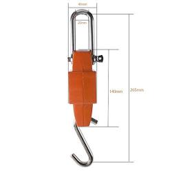 XIANGYANG Digital Crane Scale 300kg/600lb Hanging Weight Scale Electronic Crane Scale with Accurate Sensors Heavy Duty Hanging Scale for Hunting, Bass Fishing, Farm, Large Luggage