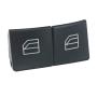 Jaronx 2PCS Driver Window Switch Button Covers for Mercedes Benz,Power Window Master Switch Repair Button Caps Button for C-Class W204 C230 C280 C300 C350,E-Class W212,GLK-Class GLK350 (Not for 2013+)