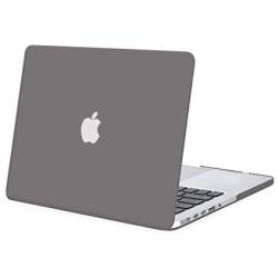 MOSISO Compatible with MacBook Pro 13 inch Case 2015 2014 2013 end 2012 Older Version (Models: A1502 & A1425) with Retina Display, Protective Plastic Hard Shell Case Cover, Gray