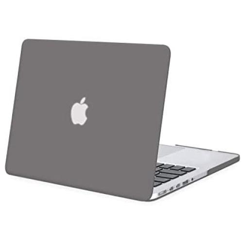 MOSISO Compatible with MacBook Pro 13 inch Case 2015 2014 2013 end 2012 Older Version (Models: A1502 & A1425) with Retina Display, Protective Plastic Hard Shell Case Cover, Gray
