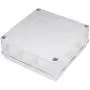 Zulkit Junction Box ABS Plastic Dustproof Waterproof IP65 Universal Electrical Boxes Project Enclosure White 7.9 x 7.9 x 3.1 inch (200 x 200 x 80mm)