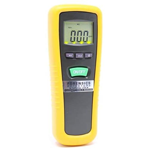 Basic Ammonia Meter by Forensics | 0-1000ppm with 1ppm Resolution | Farm, Poultry, Pig & Livestock | Soft Touch Rubber Grip | Large Display & Backlight |