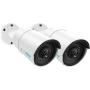 Reolink 5MP PoE Camera (Pack of 2) Outdoor Indoor Video Surveillance Work with Google Assistant, IP Security IR Night Vision Motion Detection Sound Support SD Card Slot RLC-410-5MP