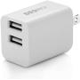 2in1 [ Apple MFi Certified ] 10Ft Lightning Cable/Cord + 5V/2.4A Dual Port USB Wall Plug Charger Block/Charging Cube/Brick/Box Power Adapter For iPhone XS Max XR X 8 Plus 7 6s 6 5s 5 iPad Air Pro Mini