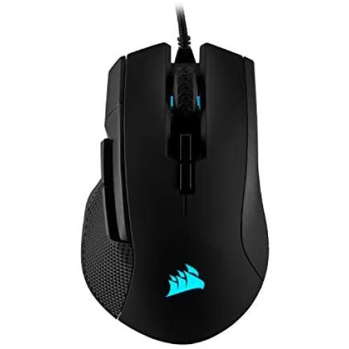 Corsair Ironclaw RGB - FPS and MOBA Gaming Mouse - 18,000 DPI Optical Sensor - Backlit RGB LED, Black