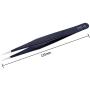 Precision Tweezer Set, 6 PCS Tweezers Kit with ESD Anti-static Stainless Steel, Curved Tweezers Set for Electronics, Craft, Jewellery, Laboratory Work and Ingrown Hair