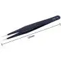 Precision Tweezer Set, 6 PCS Tweezers Kit with ESD Anti-static Stainless Steel, Curved Tweezers Set for Electronics, Craft, Jewellery, Laboratory Work and Ingrown Hair Precision Tweezer Set, 6 PCS Tweezers Kit with ESD Anti-static Stainless Steel, Curved Tweezers Set for Electronics, Craft, Jewellery, Laboratory Work and Ingrown Hair