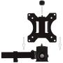Gladiator Joe Heavy Duty Dual/Two Desktop Monitor Mount/arm VESA Compatible | Fully Adjustable articulating arm | Supports Heavy Monitors | 13 to 32 inch | 17.6 lb Each arm | Black Steel