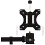 Gladiator Joe Heavy Duty Dual/Two Desktop Monitor Mount/arm VESA Compatible | Fully Adjustable articulating arm | Supports Heavy Monitors | 13 to 32 inch | 17.6 lb Each arm | Black Steel