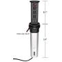 Kungfuking Pop Up Outlet Retractable Automatic Raising Type Recessed Outlet Surge Protector Power Strip with 2 USB Charging Stations and 3 AC Plug for Kitchen Countertops Conference Table