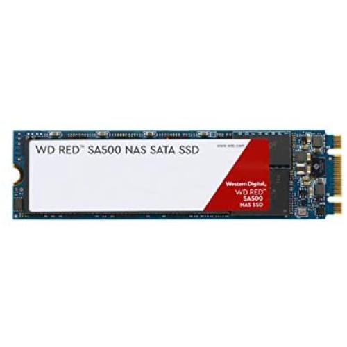Western Digital 1TB WD Red SA500 NAS 3D NAND Internal SSD - SATA III 6 Gb/s, M.2 2280, Up to 560 MB/s - WDS100T1R0B