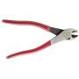 Klein Tools D228-8 Pliers, Diagonal Cutting Pliers with Short Jaw and Beveled Knives, High-Leverage Color-Coded Wire Cutters, 8-Inch