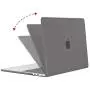 MOSISO Compatible with MacBook Pro 13 inch Case 2016-2020 Release A2338 M1 A2289 A2251 A2159 A1989 A1706 A1708, Plastic Hard Shell Case&Keyboard Cover Skin&Screen Protector&Storage Bag, Gray