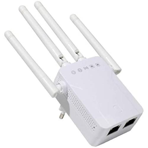 WiFi Extender - WiFi Repeater, WiFi Booster Covers Up to 2500 Sq.ft and 30 Devices, Up to 1200Mbps Dual Band WiFi Repeater with Ethernet Port, Wireless Signal Booster for Home