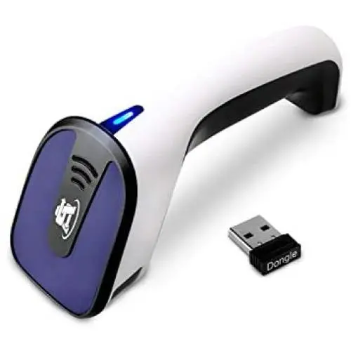 ScanAvenger Portable Wireless Bluetooth Barcode Scanner: 3-in-1 Hand Scanners - Cordless, Rechargeable 1D and 2D Scan Gun for Inventory Management - Wireless, Handheld, USB Bar Code/QR Code Reader
