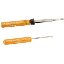 JRready ST5107 Insertion Extraction Tool Set DAK12B(M81969/17-05)&(DRK12B M81969/19-02) Installing Tool Removal Tool,Size 12
