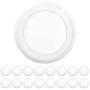 Sunco Lighting 16 Pack 5 Inch / 6 Inch Flush Mount Disk LED Downlight, 15W=100W, 4000K Cool White, 1050LM, Dimmable, Hardwire 4/6'' Junction Box, Recessed Retrofit Ceiling Fixture
