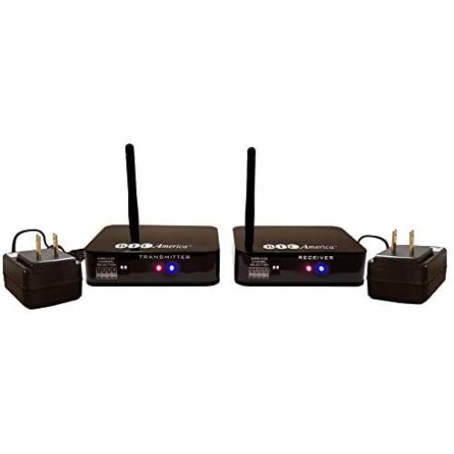 BIC America WTR-Sys Wireless Transmitter/Receiver Kit for Hookup of Wireless Subwoofers and Wireless Powered Speakers, 8.30in. x 8.30in. x 2.20in.