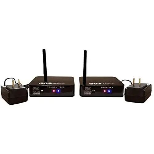 BIC America WTR-Sys Wireless Transmitter/Receiver Kit for Hookup of Wireless Subwoofers and Wireless Powered Speakers, 8.30in. x 8.30in. x 2.20in. BIC America WTR-Sys Wireless Transmitter/Receiver Kit for Hookup of Wireless Subwoofers and Wireless Powered Speakers, 8.30in. x 8.30in. x 2.20in.