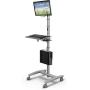 Balt 27614 Beta Sit Stand Mobile Workstation Cart, 67'' H x 32'' W x 33'' D