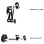 MYGOFLIGHT Flex Suction Cup Articulated Arm Sport Mount and iPad Pro 11” (Gen 1) Polycarbonate Pilot Kneeboard and Everyday Case Kit for Airplane Helicopter Car RV Truck Boat Window and Dash Mounting