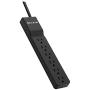 Belkin 6-Outlet Home And Office Surge Protector With Essential Power Filtration And 4ft Cord, 700 Joules, Black