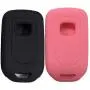 Key Fob Cover 2Pcs KOSMIQ Silicone Smart Car Key Case Protector for 2018 2017 2016 2015 Honda Accord Civic CR-V CRV Pilot EX-L(Red Pink) Key Fob Cover 2Pcs KOSMIQ Silicone Smart Car Key Case Protector for 2018 2017 2016 2015 Honda Accord Civic CR-V CRV Pilot EX-L(Red Pink)