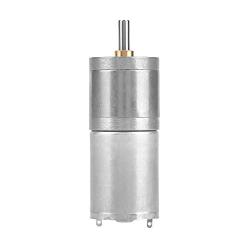 DC Motor,DC Gear Motor DC Electric Gear Motor,25mm DC 12V 25GA-370 Low Speed Metal Gear Motor for Electronic Lock (12V 300RPM)