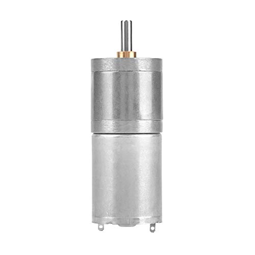 DC Motor,DC Gear Motor DC Electric Gear Motor,25mm DC 12V 25GA-370 Low Speed Metal Gear Motor for Electronic Lock (12V 300RPM)