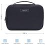 Mossio Portable Travel Makeup Beauty Bag Multifunction Cosmetic Organizer for Women Girls with Inner Pouch