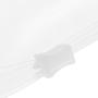 BLUECELL 10 PCS Plastic Small Waterproof EVA Soft Transparent Cosmetic Organizer Bag Pouch with Zipper Closure, Travel Toiletry Makeup Bag Item Name