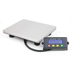 TUFFIOM 440lbs Digital Heavy Duty Shipping Postal Scale, 1.8oz Readability, with Large Durable Stainless Steel Platform, LCD Display, Luggage Scale for Post Office, Home