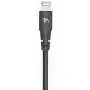 Tech Armor Apple MFi Certified Lightning Cable to USB A - 6FT Space Grey - Tough-Braided Extra-Strong Jacket - Sync/Charge iPhone & iPad